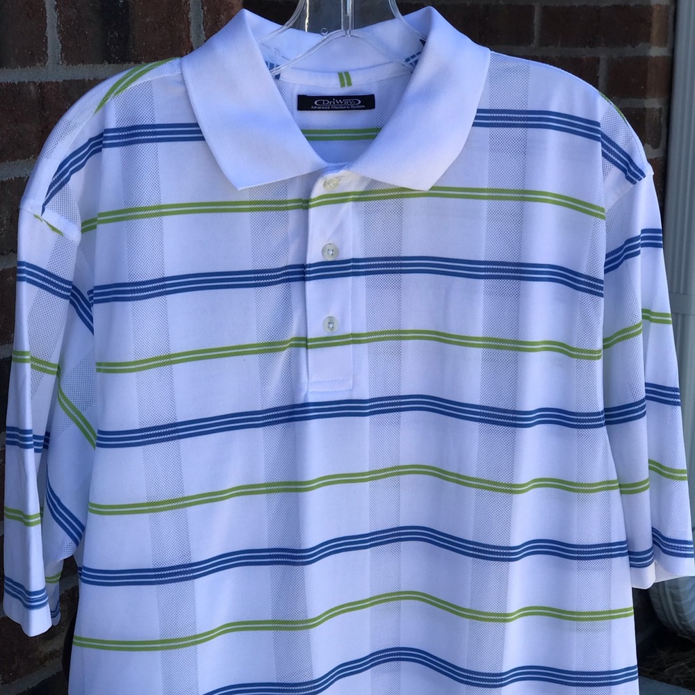 Divots Dry Fit Golf Shirt! Size L